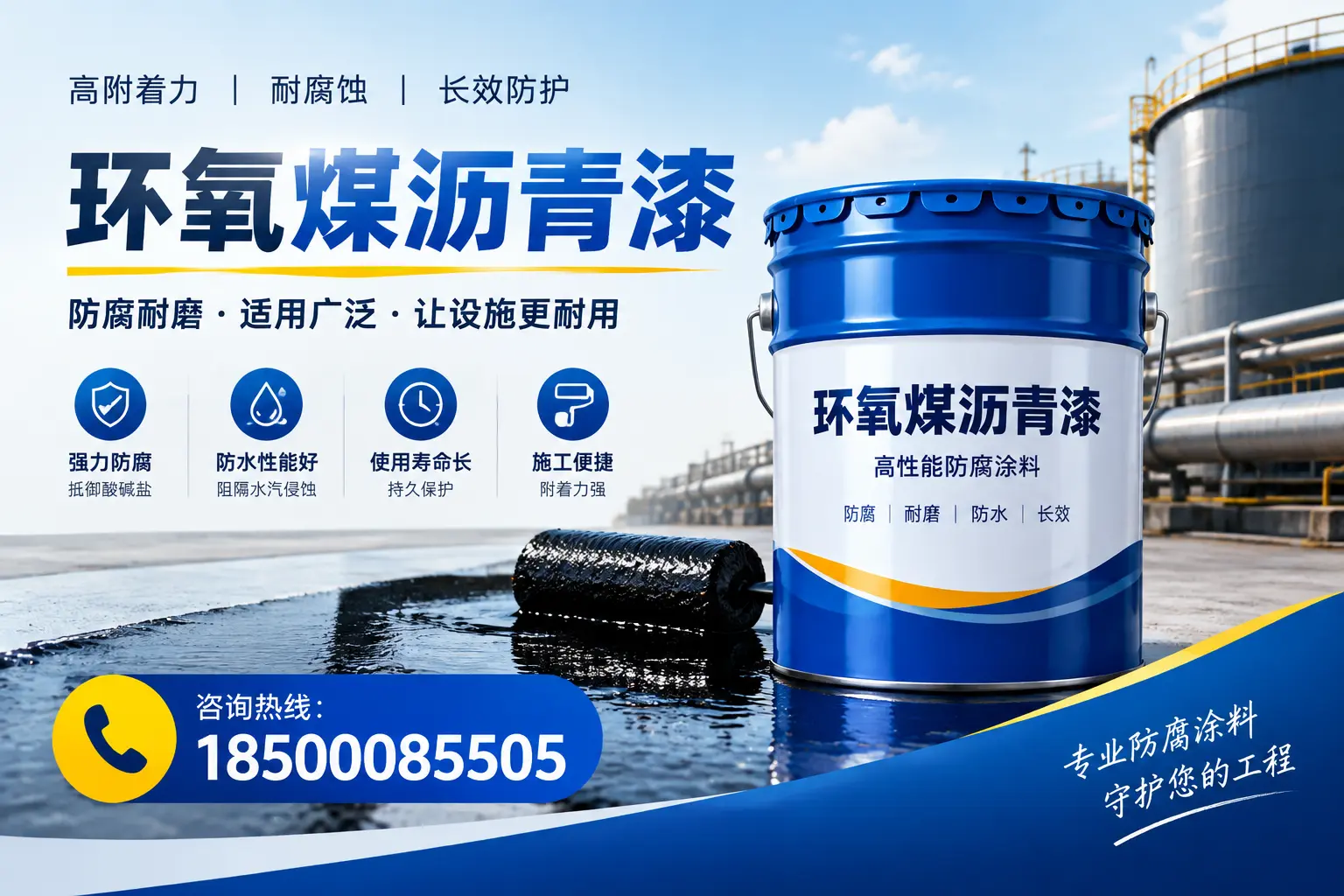 环氧煤沥青漆与其他涂料的对比分析,助力张家界企业决策